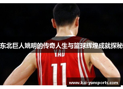 东北巨人姚明的传奇人生与篮球辉煌成就探秘